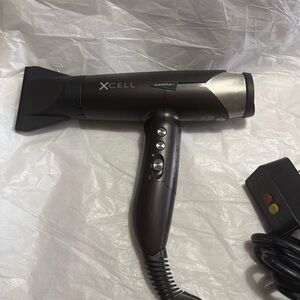Gamma+ XCell Black Professional Hair Dryer - tested and works!